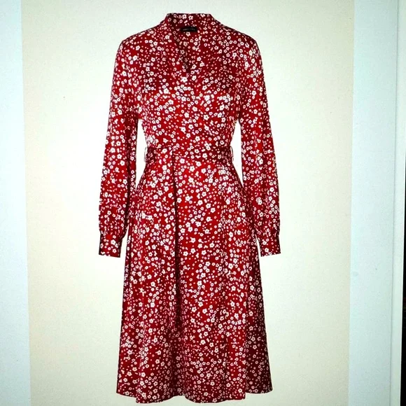 Reflection Goya Studio red dress size zero XS/M - Picture 3 of 8